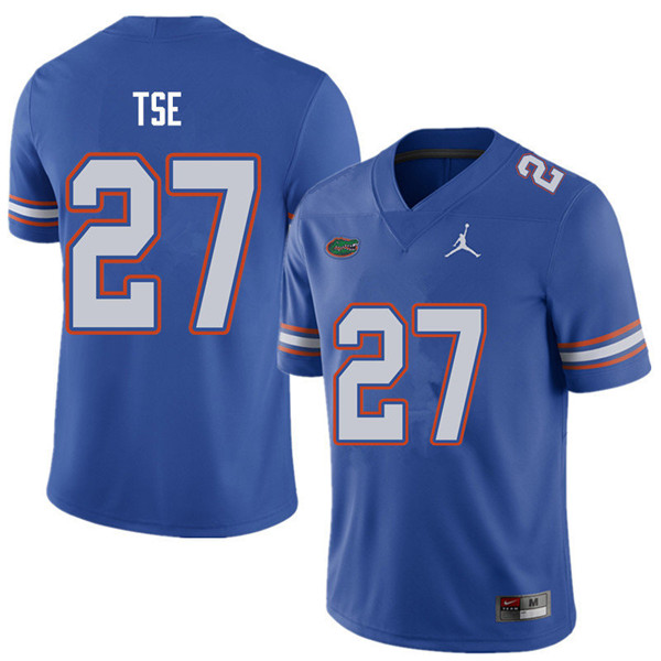 Jordan Brand Men #27 Joshua Tse Florida Gators College Football Jerseys Sale-Royal